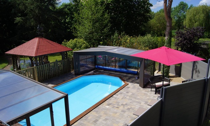 Blessy Cottage | Charming cottage 6/7 people with access to a heated and covered swimming pool