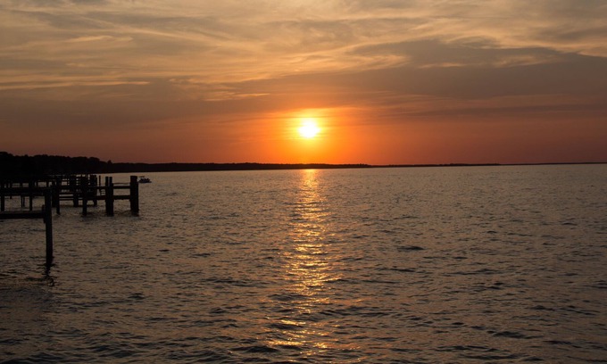 Edwardsville House | Charming Cottage w/ Water Views, Dock, Amazing Sunrise & Sunsets