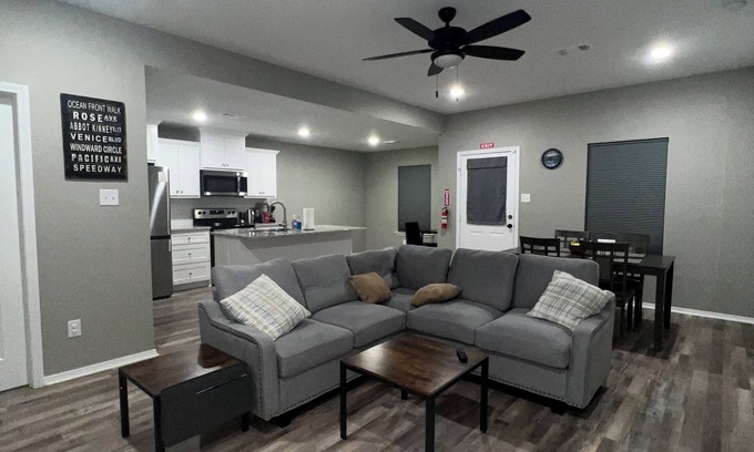 Beebe House | Charming Cozy Private Bedroom Shared Space Shared Bathroom with fenced backyard