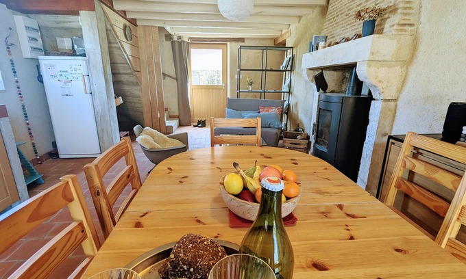 Thenay Cottage | Charming farmhouse with enclosed garden and family activities