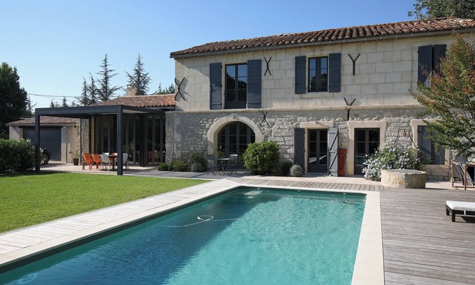 Saint-Etienne-du-Gres House | Charming Renovated Village House with Pool in Saint Etienne du Grès!