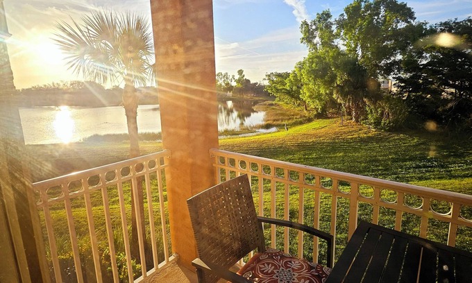 Iona Condo | Charming Gardens at Beachwalk 2/2 Condo with balcony, Stunning Lake View