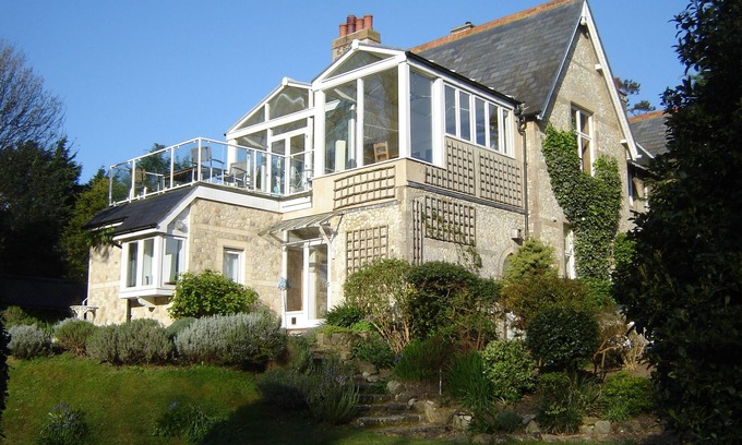 Totland Bay House | Charming Holiday Home, Extensive Mature Garden, In Totland Bay, Isle of Wight