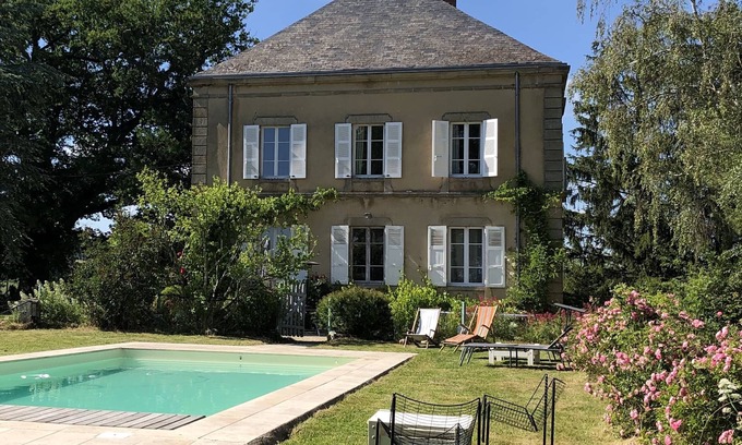 Martigny-le-Comte House | Charming house in Southern Burgundy, countryside, swimming pool