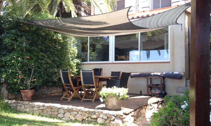 Grosseto-Prugna House | Charming house with summer kitchen and panoranic view of the bay