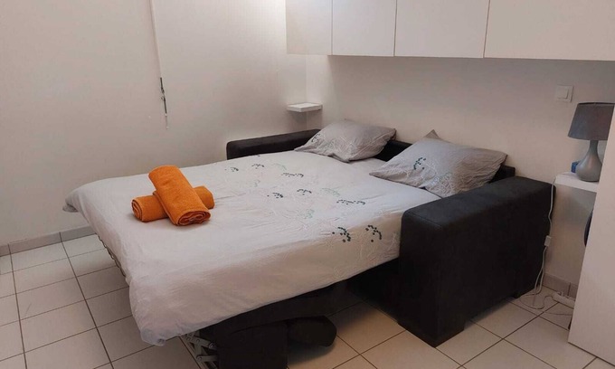 La Ville-du-Bois Apartment | Charming La ville du bois studio ideal for departures from Orly and visits to Paris