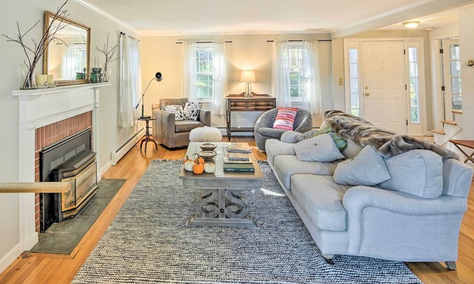 Lenox House | Charming Lenox Home: View of October Mountain