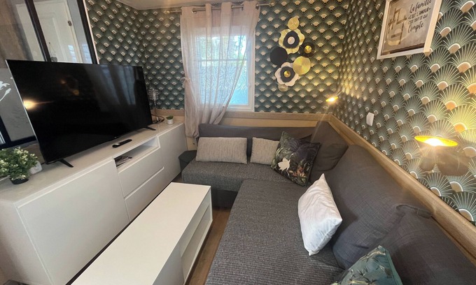 Hyeres Ski Chalet | Charming mobile home with pool in Hyères