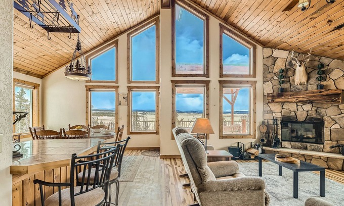 Warm Springs House | Charming mountain cabin in Fairplay w/ private hot tub and epic views