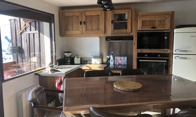 Les Saisies Apartment | Charming mountain-style T3 completely renovated