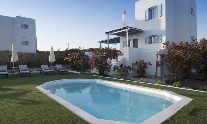 Naxos Villa | Charming Naxos Villa | 4 Bedrooms | Villa Lelouch | Spacious Outdoor Area with.