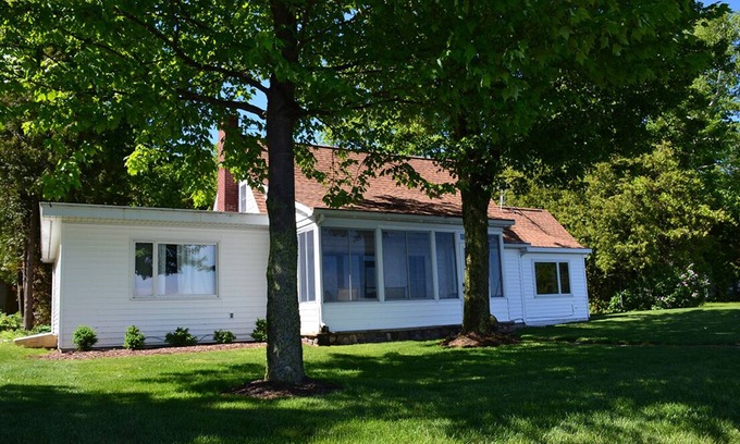 Northport Cottage | Charming Northport home on Lake Michigan. Fire pit. Pet ok.
