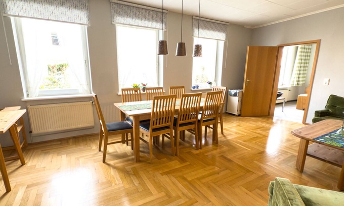 Herzberg am Harz Apartment | Charming old building vacation apartment with terrace in Herzberg am Harz