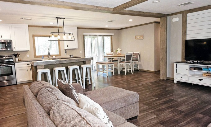 Oakhurst House | Charming, private 3-BR home in lovely Coldspring with WiFi and fenced yard.
