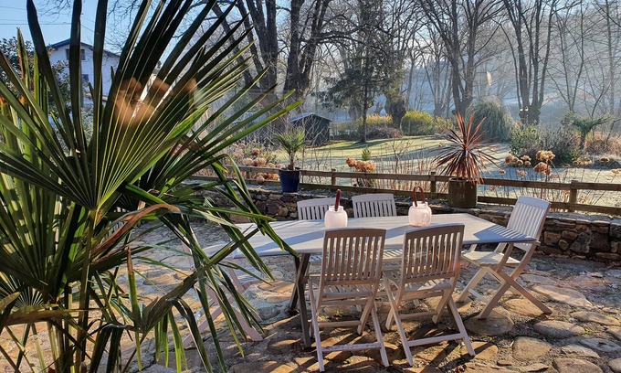 Urrugne Apartment | Charming quiet 3-room apartment, terrace, garden, stream