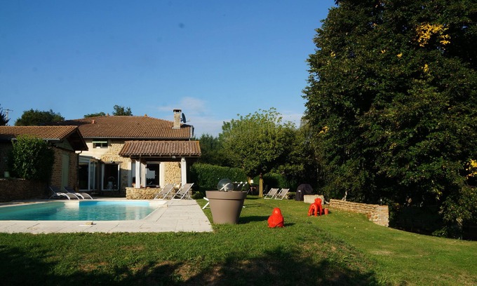 Saint-Laurent-d'Onay House | Charming residence with private pool in wooded grounds