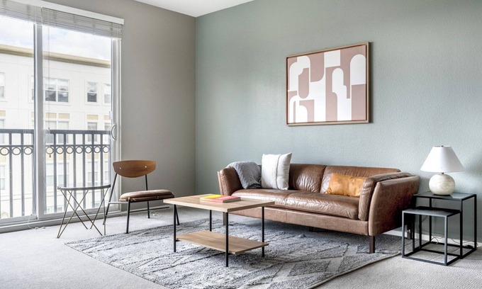 San Jose Apartment | Charming Santana Row 2BR Townhouse w/Pool, nr highways, by Blueground