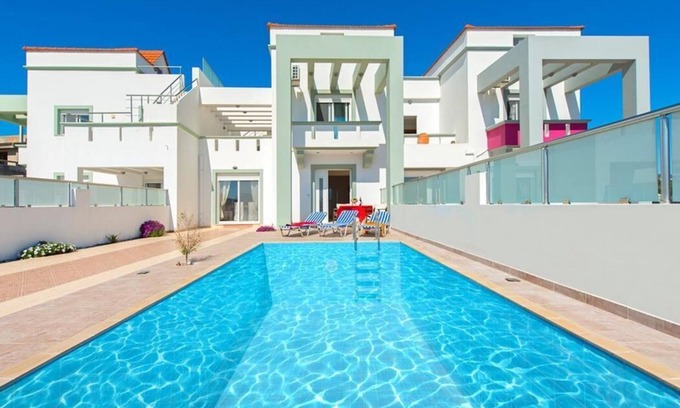 Gennadi Villa | Charming Seaside Villa in South Rhodes (Blue Pearl)