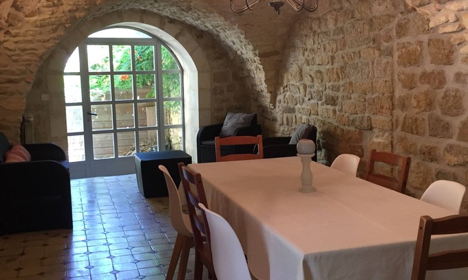 Blauzac House | Charming stone house with courtyard and terrace very close to Uzès