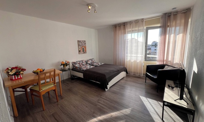 Huningue Apartment | Charming Studio by the Rhine/CH/Novartis Campus