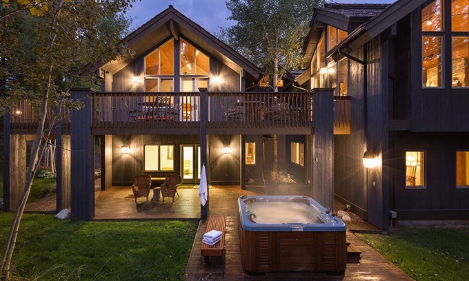 Teton Village Villa | Charming Teton Village Retreat, Nestled in the trees, accommodates up to 10