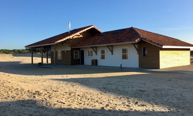 Saint-Girons Plage House | CHARMING VILLA "LES CHARDONS BLEUS" - EXCEPTIONAL LOCATION ON DUNE.