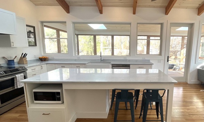 Tisbury House | Charming West Chop Retreat on Private, Tree-Lined Lot