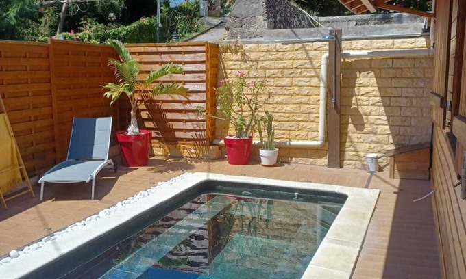 Terre-de-Haut Villa | Charming wooden Creole villa with small swimming pool, close to the beaches