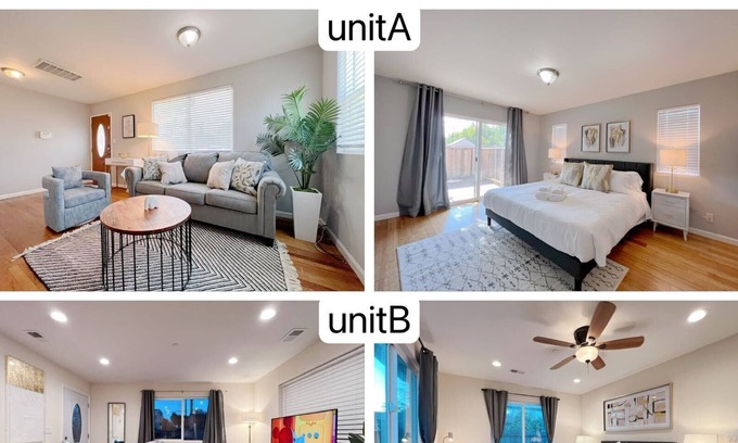 Hathaway House | Cheerful 7B5b Silicon Valley, plenty free parking