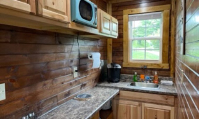 Hayesville House | Cheerful Lake Front Tiny Home