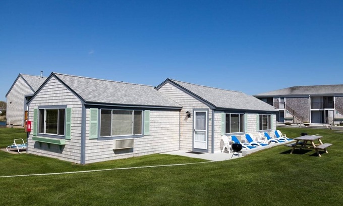 West Yarmouth House | Cherish Simple Pleasures in a House by the Beach with Garden Views