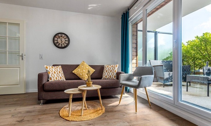Bailly-Romainvilliers Apartment | Chez Julia & Kévin 4 Pers - Terrasse - Free Parking