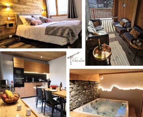 Samoens Apartment | Chez Léon Jacuzzi et sauna