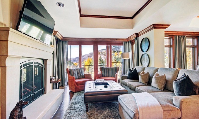 Vail Condo | Chic 2 BR+Den Ritz-Carlton Condo with Valley Views by RedAwning - Save 20% on 7+ Nights!