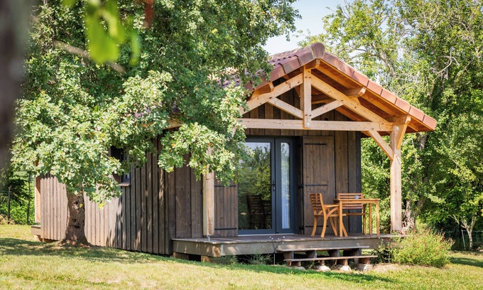 Le Buisson-de-Cadouin House | Chic and cozy wooden house for 2 - Nature, calm and country terraces