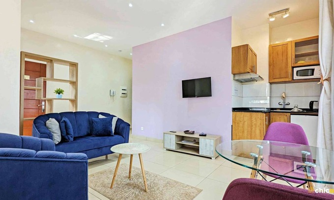 Yaounde Apartment | chic apart with parking and city views