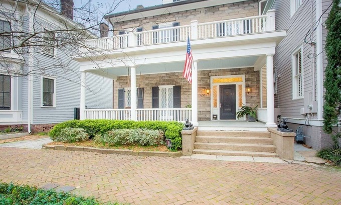 Historic Downtown Savannah House | Chic Bohemian Two-Story Home w/Courtyard & Parking by Lucky Savannah