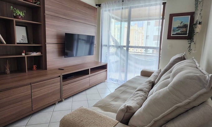 Coqueiros Apartment | Chic - Swimming pool - Barbecue - 80m to the beach!