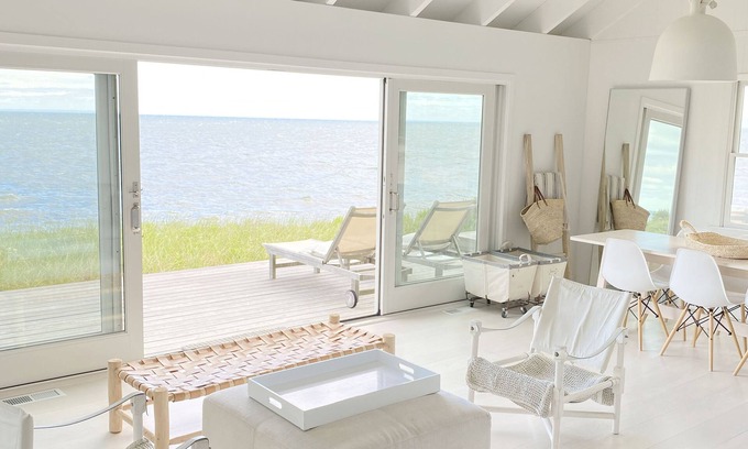 Riverhead House | Chic, secluded beachfront house on the North Fork (limited avails this summer!)