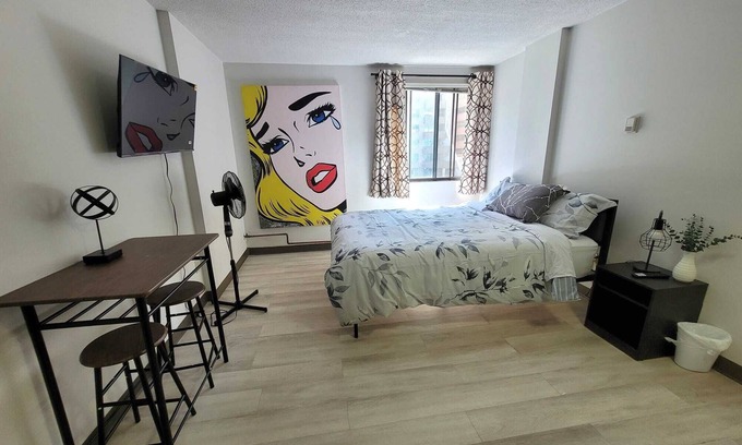 Eau Claire Apartment | Chic Studio Escape in Downtown Calgary