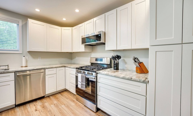 Paw Paw Lake House | Chic Watervliet Digs - Walk to Paw Paw Lake!