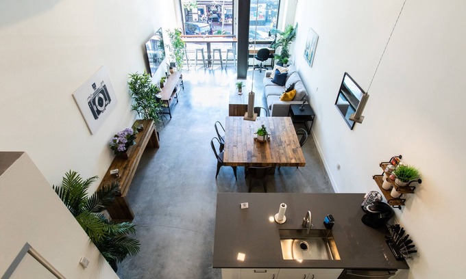 Santa Ana Apartment | Chic1BR family & pet friendly. Centrally located, Tesla Charging on site.