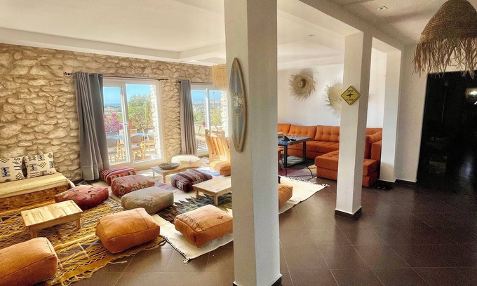 Sidi Kaouki Hotel | Chill house surf camp vue mer