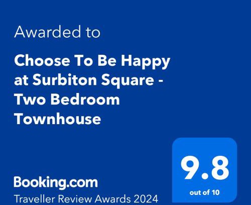 Kingston Villa | Choose To Be Happy at Surbiton Square - Two Bedroom Townhouse