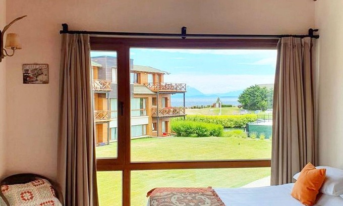 Dina Huapi Condo | Cipres Loft 1st Floor Garden and Lagoon View