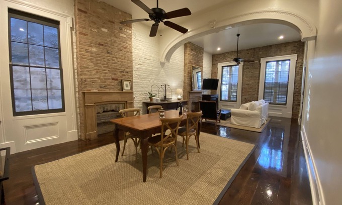 Lower Garden District Bed & Breakfast | Circa 1855 Lower Garden District Townhouse Courtyard 1st Floor