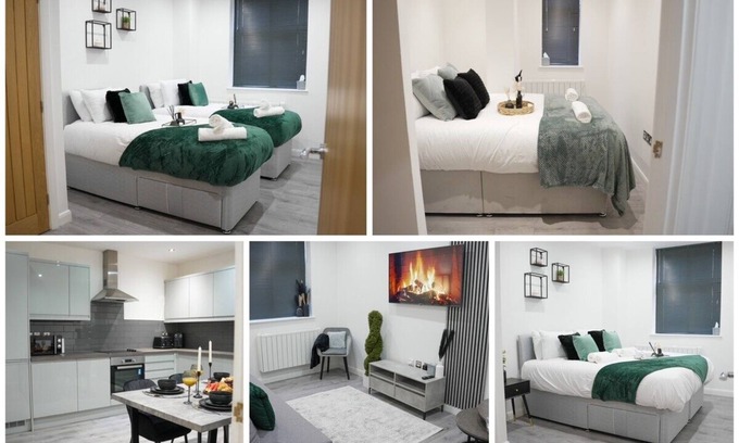 Leicester City Centre Condo | City Centre Luxury Apart |Sofa Bed |WIFI | Netflix