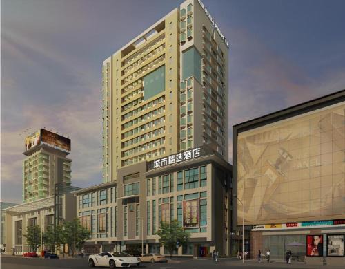 Yufeng District Hotel | City Comfort Premier Hotel Liuzhou Wuxing Pedestrian Street Jinggu Building