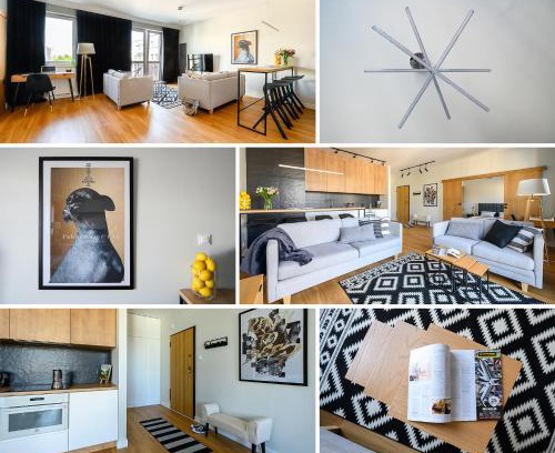 Lodz Apartment | City Luxe, przestronny, w centrum