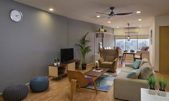 Kampong Glam Apartment | City Spacious 2 Bedroom Min Walk To Metro